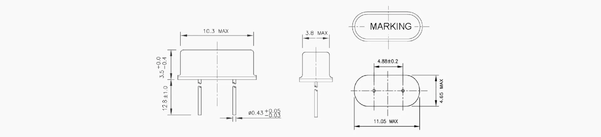 Dimensions of 49S