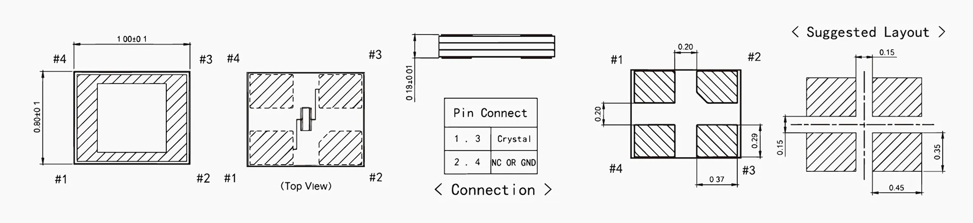 Dimensions of CX-1008