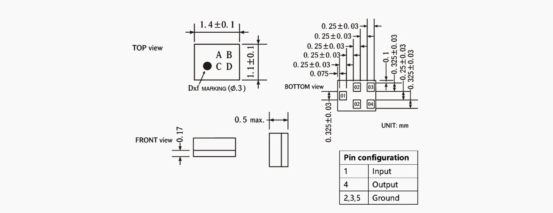Dimensions of 1411